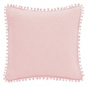 Obliečka na vankúš s výplňou Powder Pink 45x45cm boho