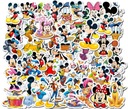 MICKEY MINNIE MOUSE STICKERS vodeodolné 50 ks.