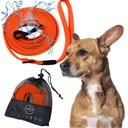 Cvičné lano LEASH, vodeodolné PVC 3M oranžové