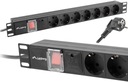 POWER STRIP RACK 19 1U 10A 7X 230V PL 2M C14