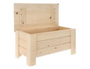 ZÁHRADNÝ BOX DREVENÁ LAVICA 130L 82x40x40