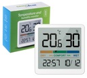 DIGITÁLNY TEPLOMER HYGROMETER HODINY METEOSTANICE