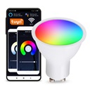 Smart RGB+W Gu10 5W WIFI TUYA LED žiarovka