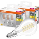 6x FILAMENT LED E14 žiarovka 4W = 40W 470lm OSRAM