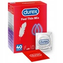 Durex Feel Thin Mix tenké kondómy 40 ks