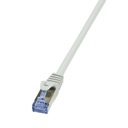 LogiLink CQ4092S Cat.6A/7 600 MHz S/FTP PIMF prepojovací kábel 10,0 m sivý