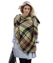 Hrubý BIG Scarf Plaid Scottish Warm DEKA KOMÍN