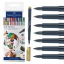 Kovové popisovače Faber-Castell 12 farieb