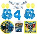 Set Batman Decorations Balloons Meno 4. narodenín