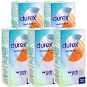 DUREX INVISIBLE XL tenké kondómy, zväčšené, 50 ks