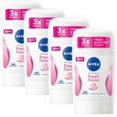 NIVEA Antiperspirant Fresh Flower x4 tyčinka 50 ml