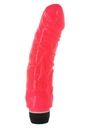 Vibrátor - JELLY PINK GLITTER VIBRATOR