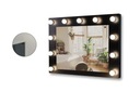 Hollywood Mirror Black LED make-up toaletný stolík