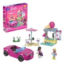 MEGA BARBIE BLOCKS SET KONVERTIFIKÁTOR A STOJAN NA ZMRZLINU AUTO 226 ELEMENTOV