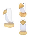 Reproduktor Rabbit Friends Lampa Bird Puffin BIELY