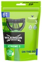 Holiace strojčeky Wilkinson Xtreme3 ​​​​On The Go 6