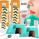 dvojité ucho SET DEPILAČNÉHO NOSU PÁNSKE + ŽENA MUSTACHE WAX poháre