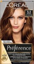 Permanentná farba na vlasy Loreal Preference 53 Virginia Light Golden Brown