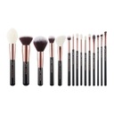 JESSUP Essential Makeup Brush sada štetcov na makeup Black 15 ks. P1