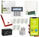 SATEL PERFECTA ALARM SADA 6x PIR PET SENZOR 16KG GSM MODUL APLIKÁCIA