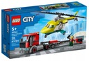 LEGO CITY 60343 Nákladný vrtuľník Odťahové vozidlo TIR