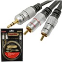 KÁBLOVÝ mini JACK 3,5 - 2RCA PROLINK EXCLUSIVE 10m