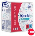 Kindii pure BOX vlhčené obrúsky 360 ks.