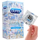 Kondómy DUREX INVISIBLE pre maximálne pocity, 10 ks extra tenkých