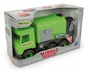 Green Middle Truck smetiarske auto v krabici