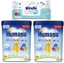 HUMANA 4 NÁSLEDNÉ MLIEKO PO 24 M+ 2x650G Utierky