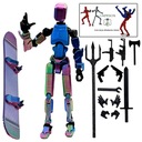 Figurová legenda mini zberateľa mini robot figurína 13 + snowboard