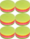 Notebook Circle 67X67 mm Neon 250 listov x6