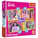 34626 KOCKY PUZZLE 4v1 HAPPY WORLD OF BARBIE