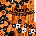 Balóniky Garland Halloween Banner Dekorácie Ornamenty