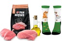 PAN MEAT Teľacie mäso s morčacím 9kg chrumky XL + ponožky