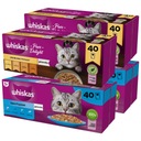 WHISKAS 160x85G HYDINY A RYBIE POCHÚŤKY V ŽELÉ