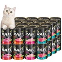 RAFI Dolina Noteci Karma Cat MIX CHUŤ 24x 400g