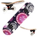 Detský klasický drevený skateboard ABEC-7