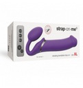 STRAP-ON ME Vibračný popruh Purple XL + PILOT