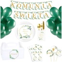 Communion Dekorácie Communion Set Dekorácie Banner Balóny Obrúsky Communion