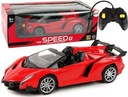 Auto na diaľkové ovládanie 1:18 Red