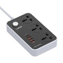 LDNIO Power Strip 3xAC 4xUSB 2500W EU/US