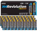 30x AA 1,5V ALKALICKÉ BATÉRIE LR6 R6 PRST