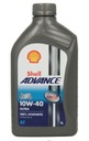 SHELL ADVANCE 4T ULTRA OIL 10W40 1L