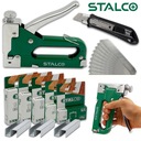 SADA čalúnenia TAKER Stalco STRONG STAPLER + 5000 sponiek + Nôž + ČEPELE