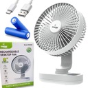 Tichý stolný LED ventilátor 3000mAh