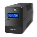 UPS neprerušiteľný zdroj napájania | Monolit | 850VA | 480W | LCD | USB | RJ45 Qoltec