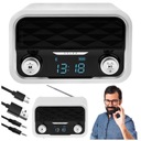 KUCHYNSKÉ RÁDIO RETRO SIEŤ BLUETOOTH LCD HODINY