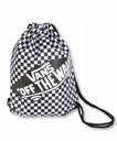 Batoh Vans BENCHED BAG White and Black Plaid