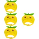 Halloweenske ozdoby Hawaiian Lemon Hat 4 ks